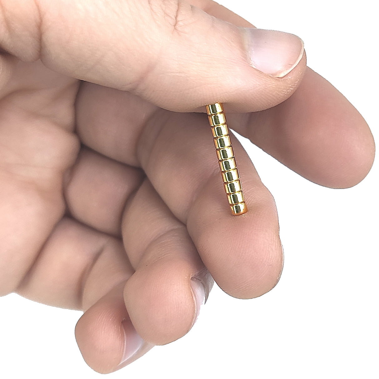 Power magnet, Skive 3x2 mm., Guld