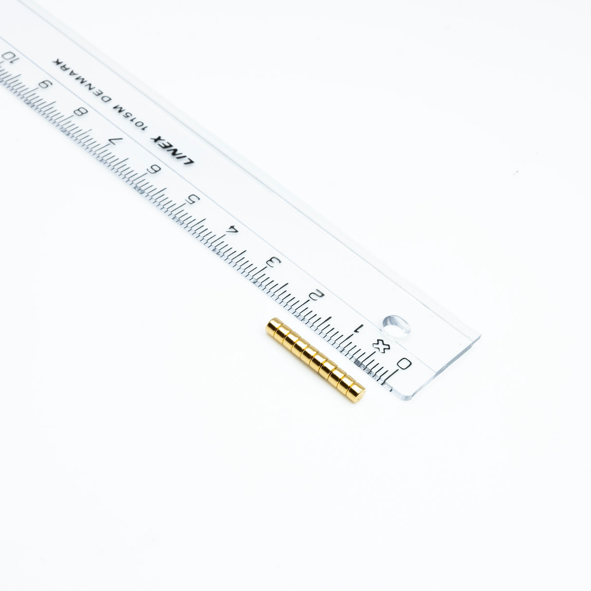 Power magnet, Skive 3x2 mm., Guld