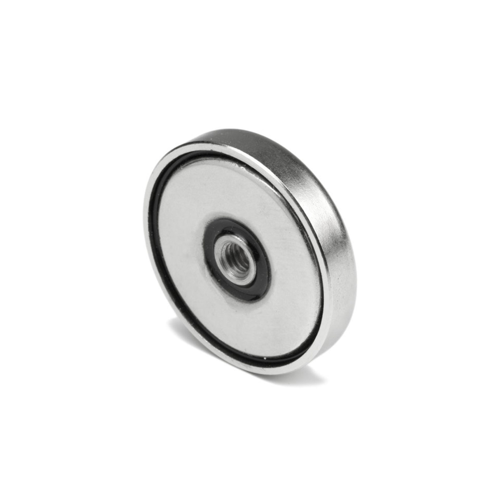 Pottemagnet m. indvendigt gevind, Ø40 mm.