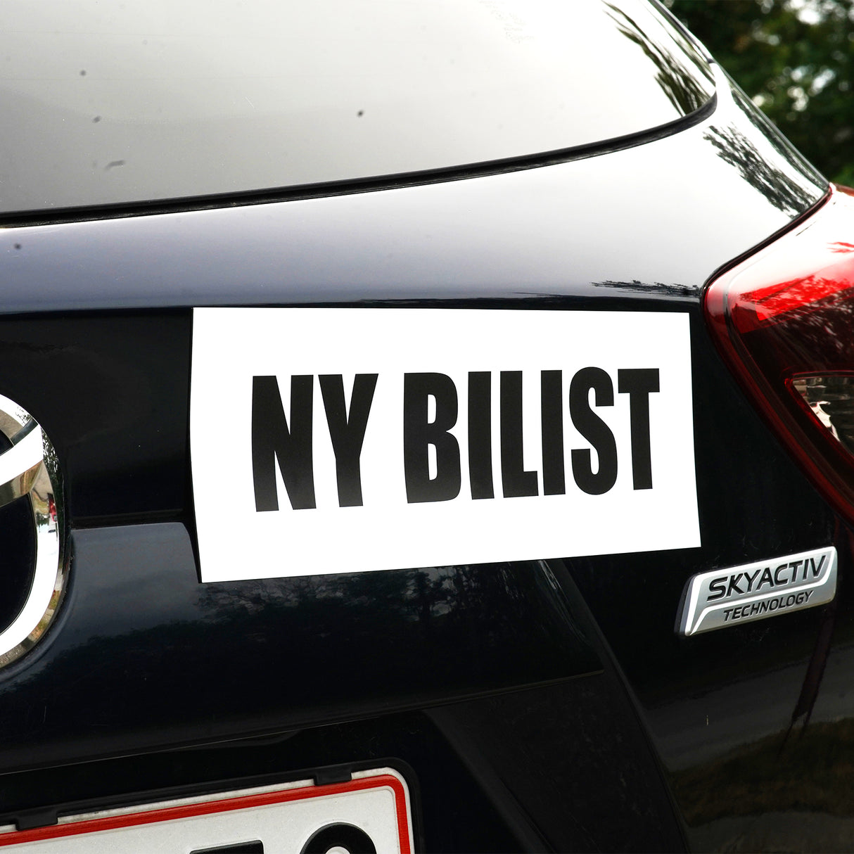 NY BILIST #2- magnetskilt til bil