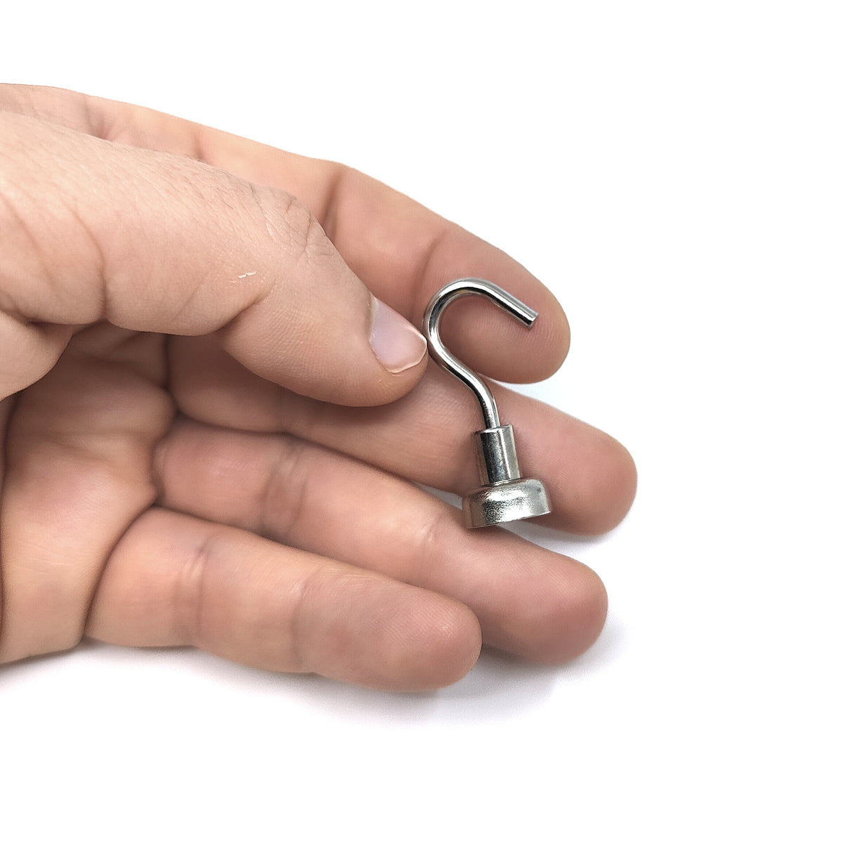 Pottemagnet med krog, Ø12 mm.