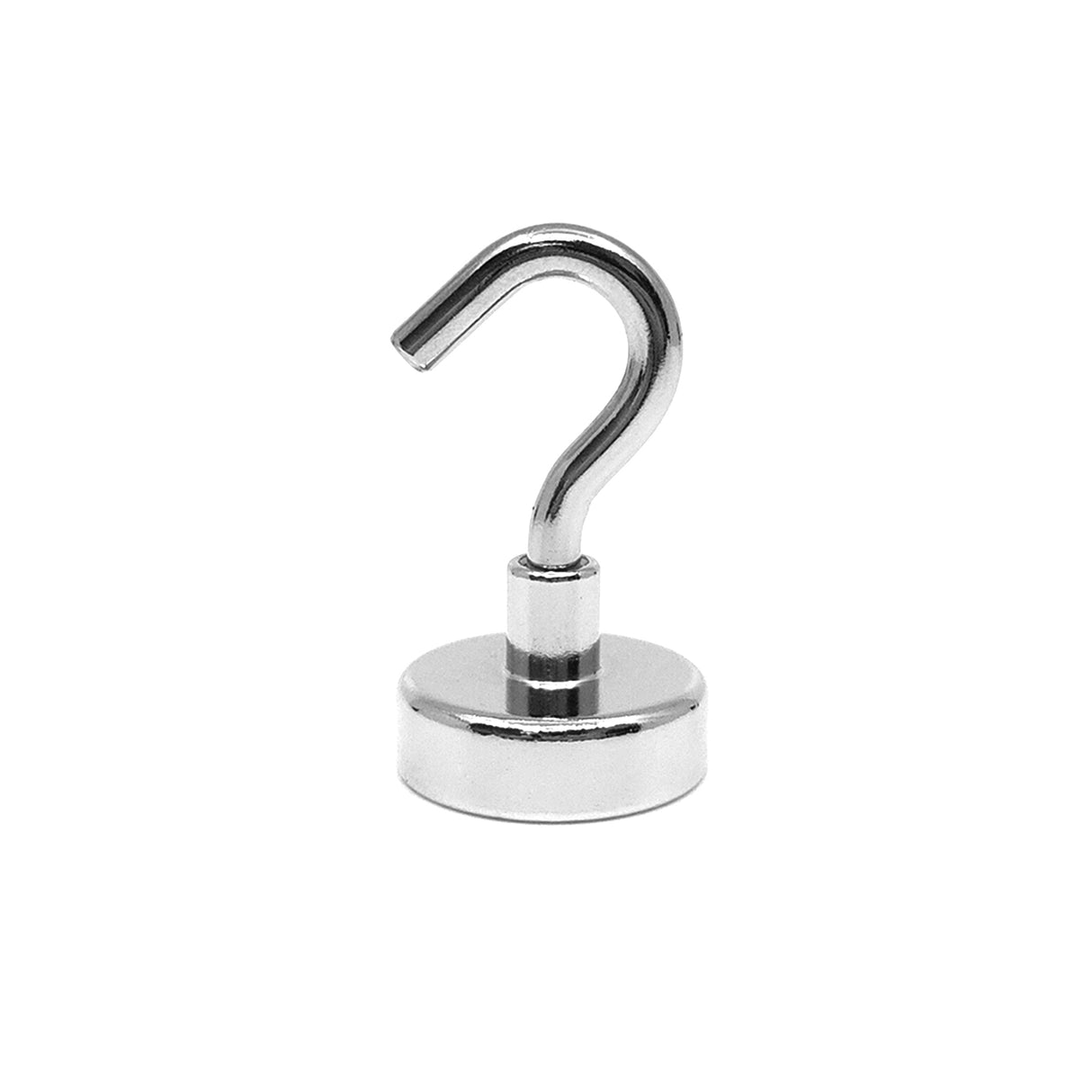 Pottemagnet med krog, Ø25 mm.