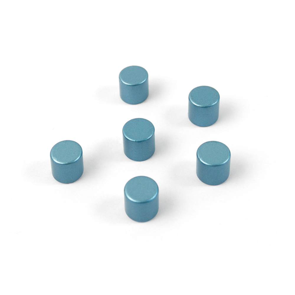 BOLT power magneter 8x8 mm., 6-pak SKYBLUE