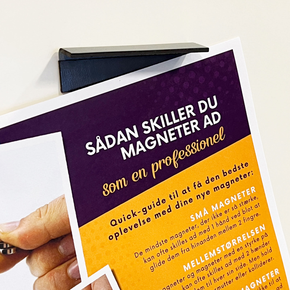 Magnetklemmer m. selvklæb. (5-pak)