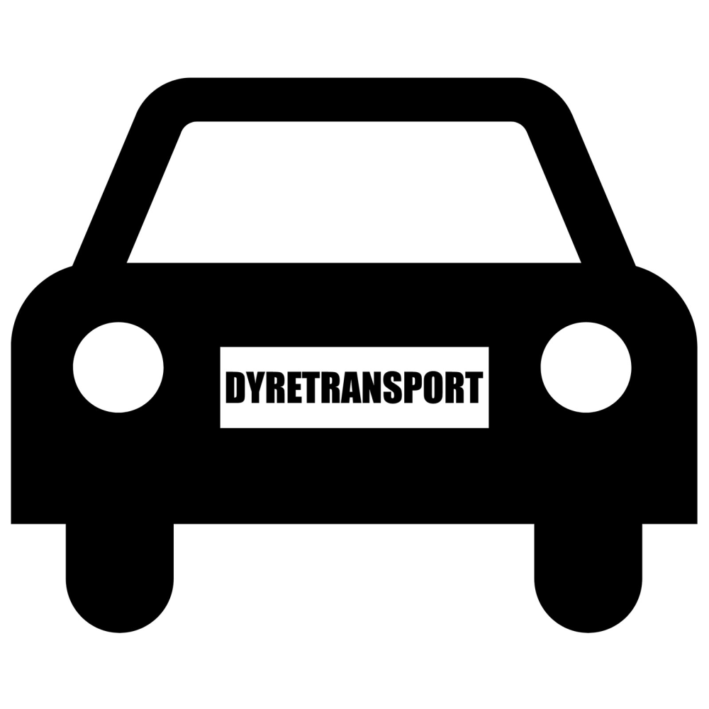 DYRETRANSPORT #2- magnetskilt til bil
