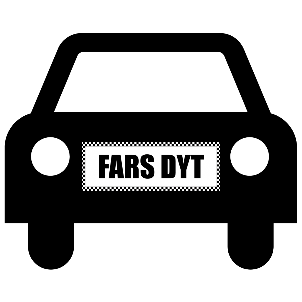FARS DYT - magnetskilt til bil