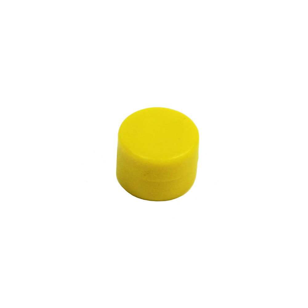 Gummimagnet, Gul 17x12 mm.