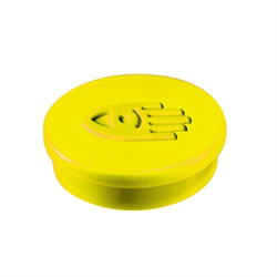 Legamaster Kontormagnet, Gul Ø20 mm.