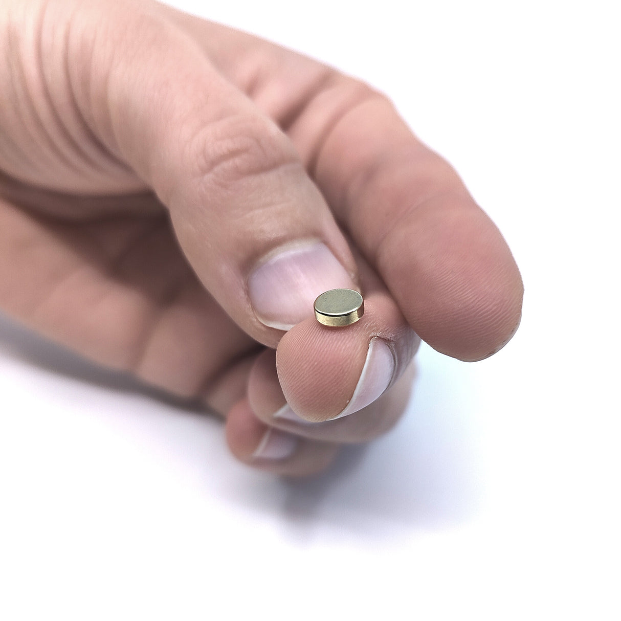 Power magnet, Skive 6x2 mm., Guld