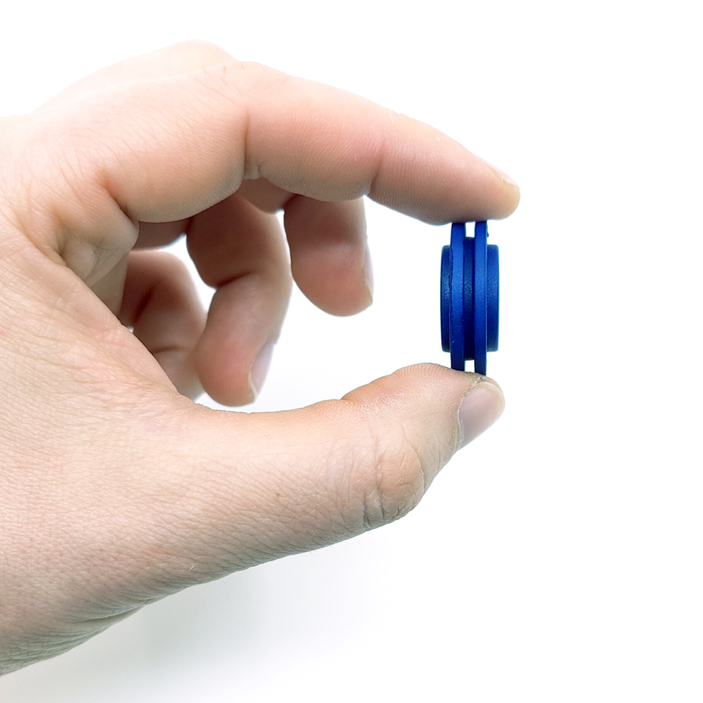 Sy-i-magnet knap rund Ø26 mm., blå