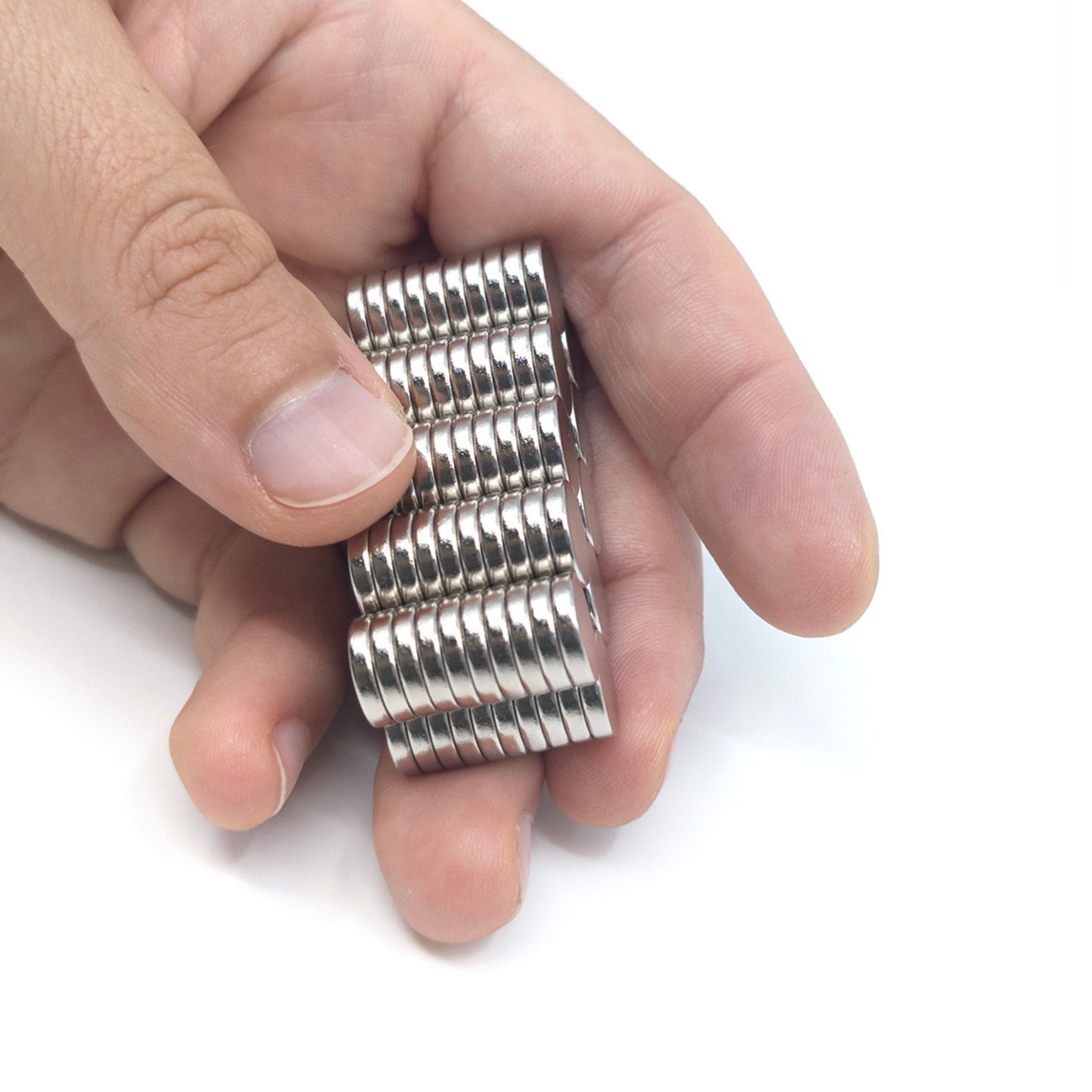 Hobbymagneter 10x2 mm. (100 stk.)