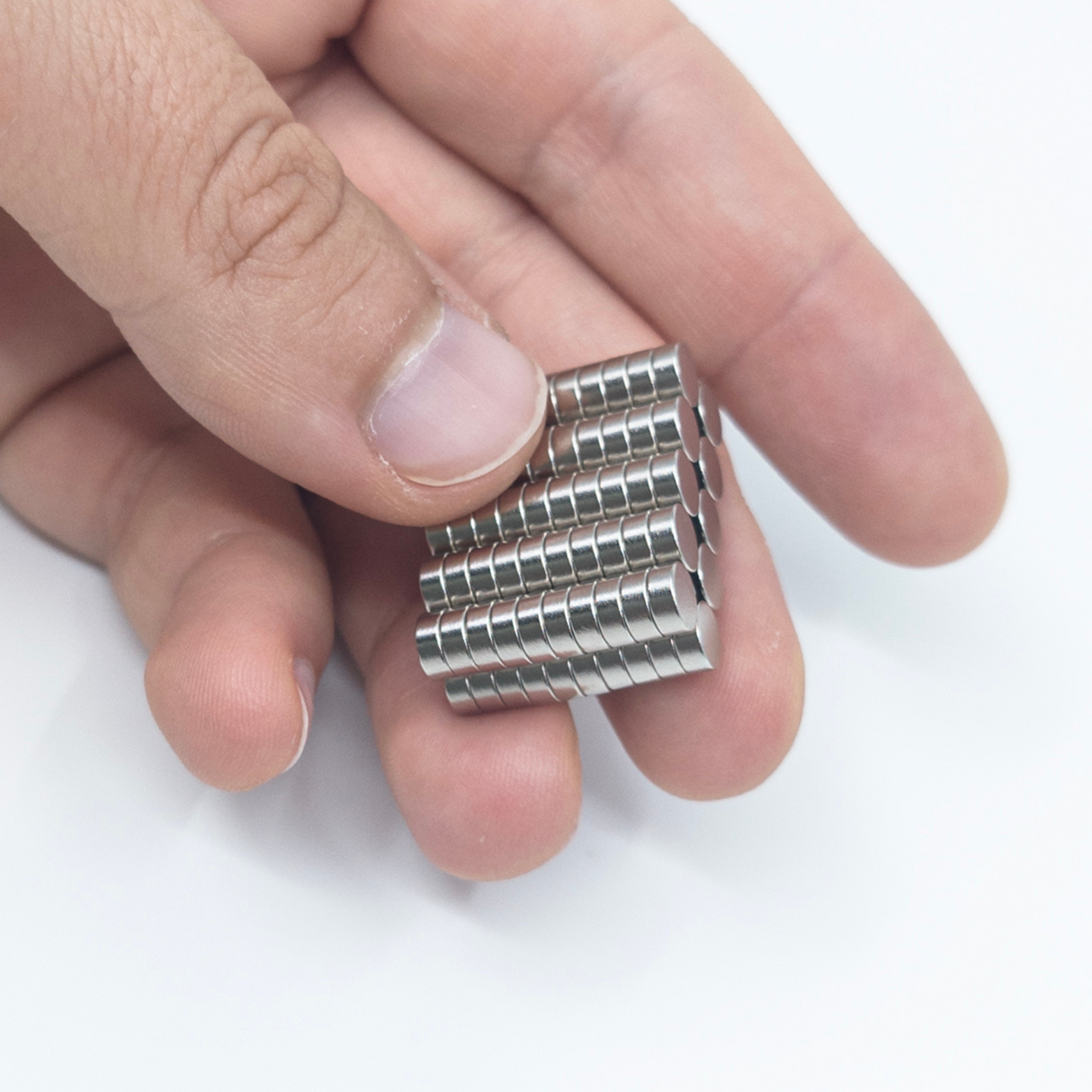 Hobbymagneter 5x2 mm. (100 stk.)