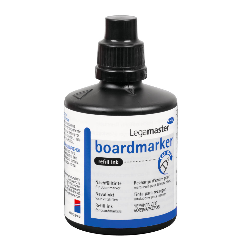 Legamaster refill ink - Sort blæk til board markers