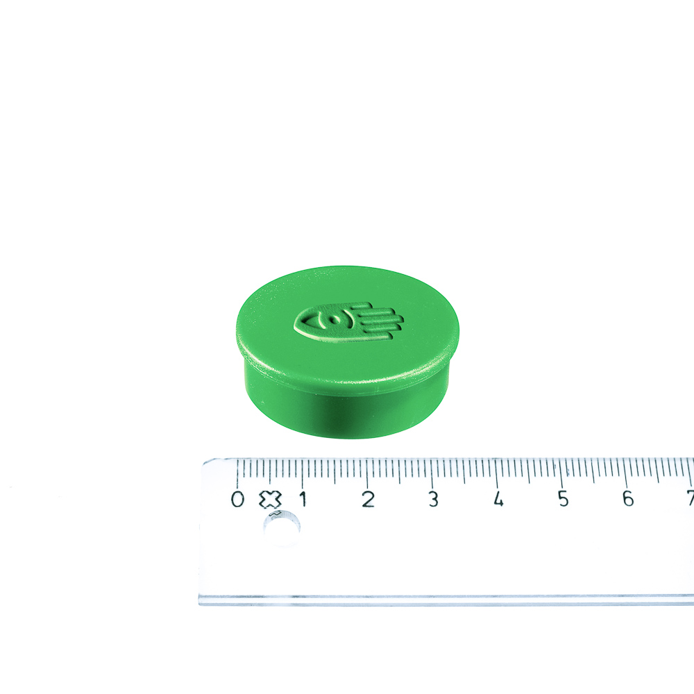 Legamaster Kontormagnet, Grøn Ø35 mm.