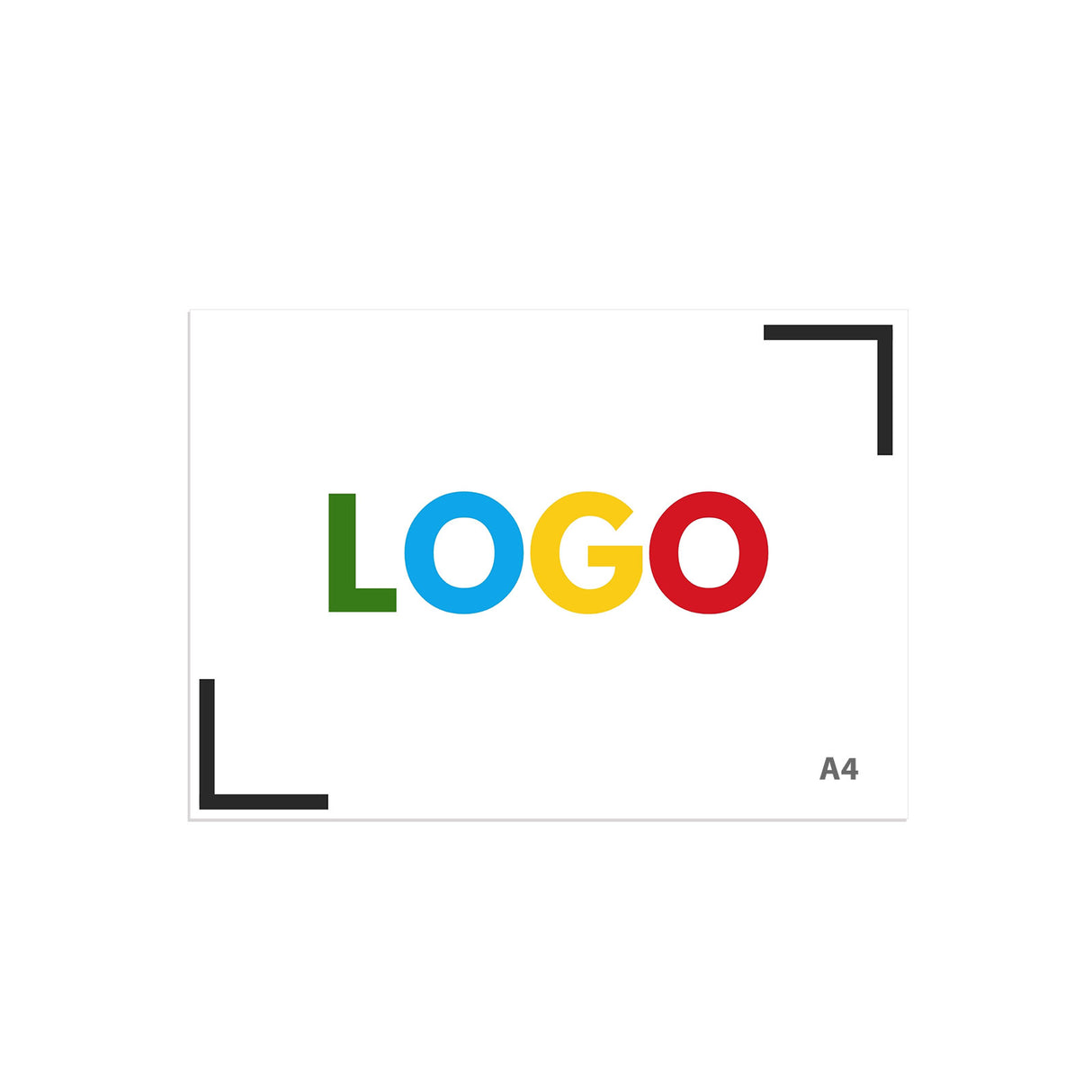 Logo magnet A4 (1,0 mm.)