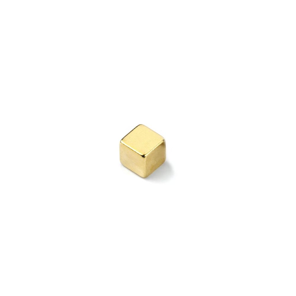 MagCube magnetisk kube 5x5x5 mm., guld