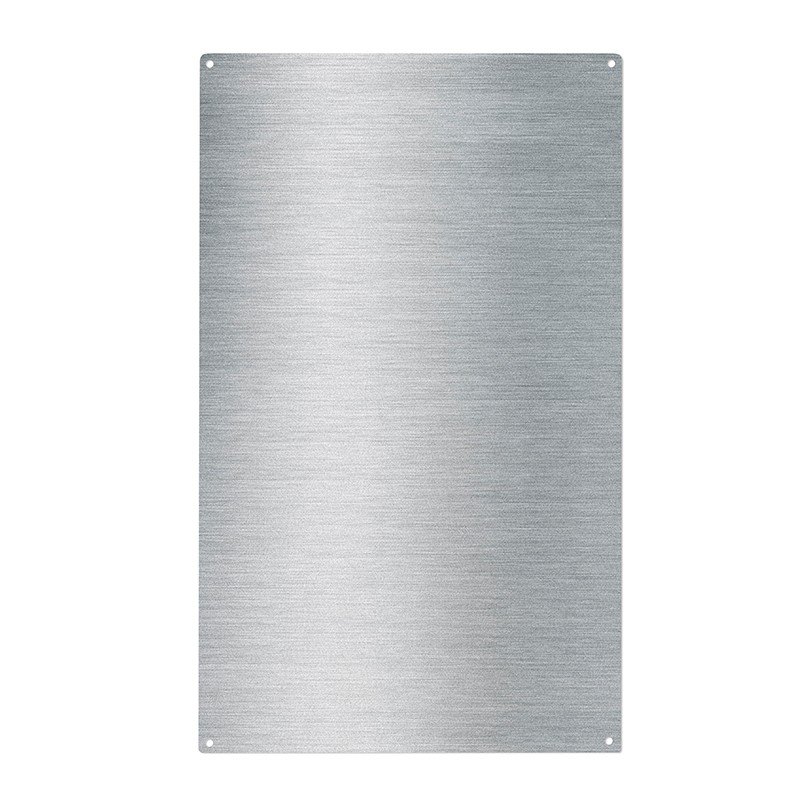 Magnetisk ståltavle i rustfrit stål - Rektangulær 50x30 cm