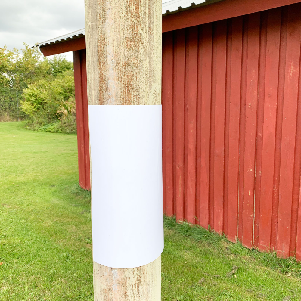 Magnetark m/skrivbar overflade, A4 hvid