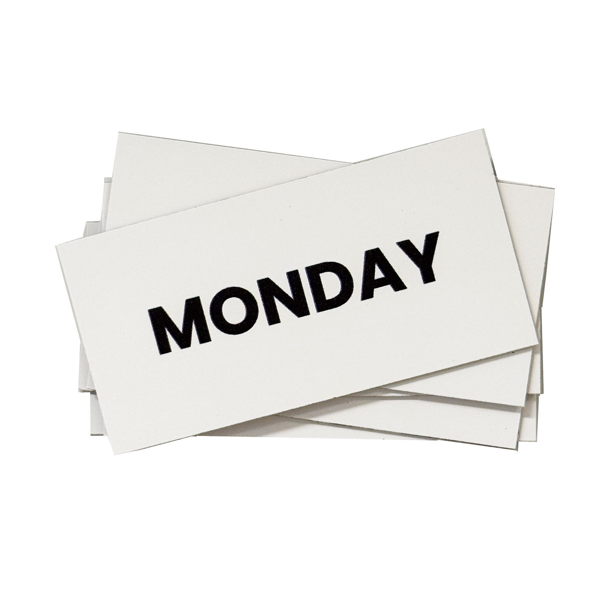 Weekdays - Ugedage på engelsk - Magnetsæt (7-pak)