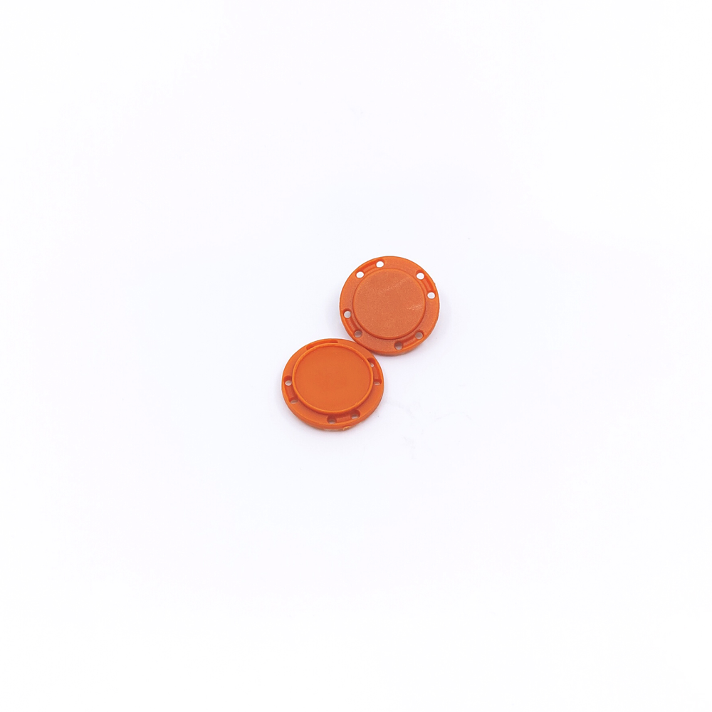 Sy-i-magnet knap rund Ø26 mm., orange