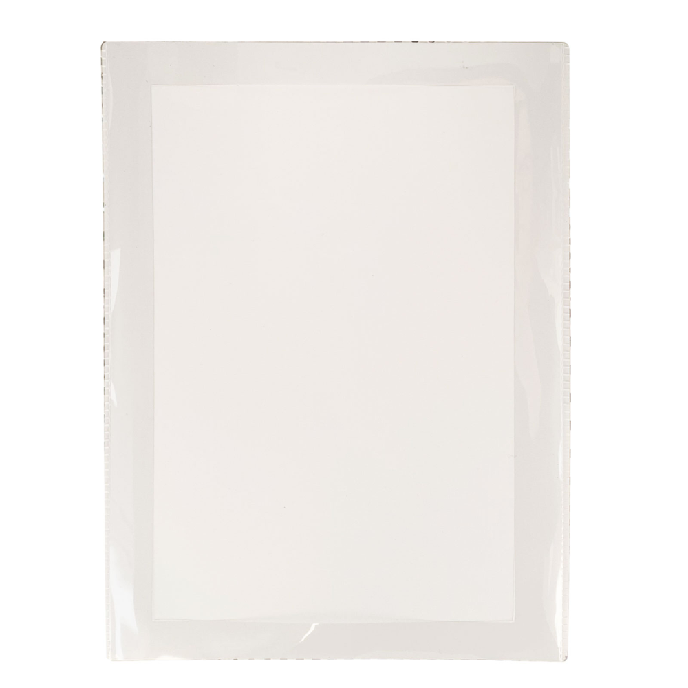 Magnetlomme A4, Hvid m/Skrivefelt