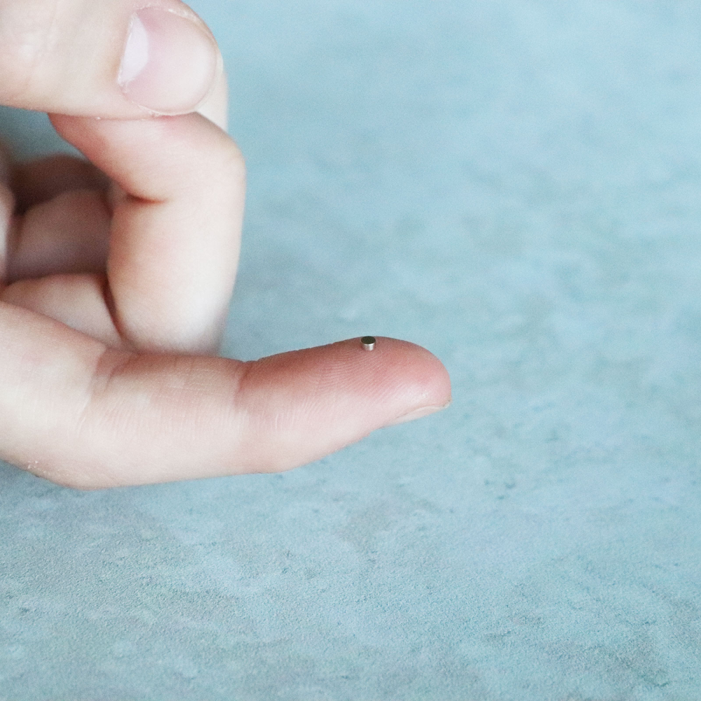 Power magnet, Skive 2x1 mm.