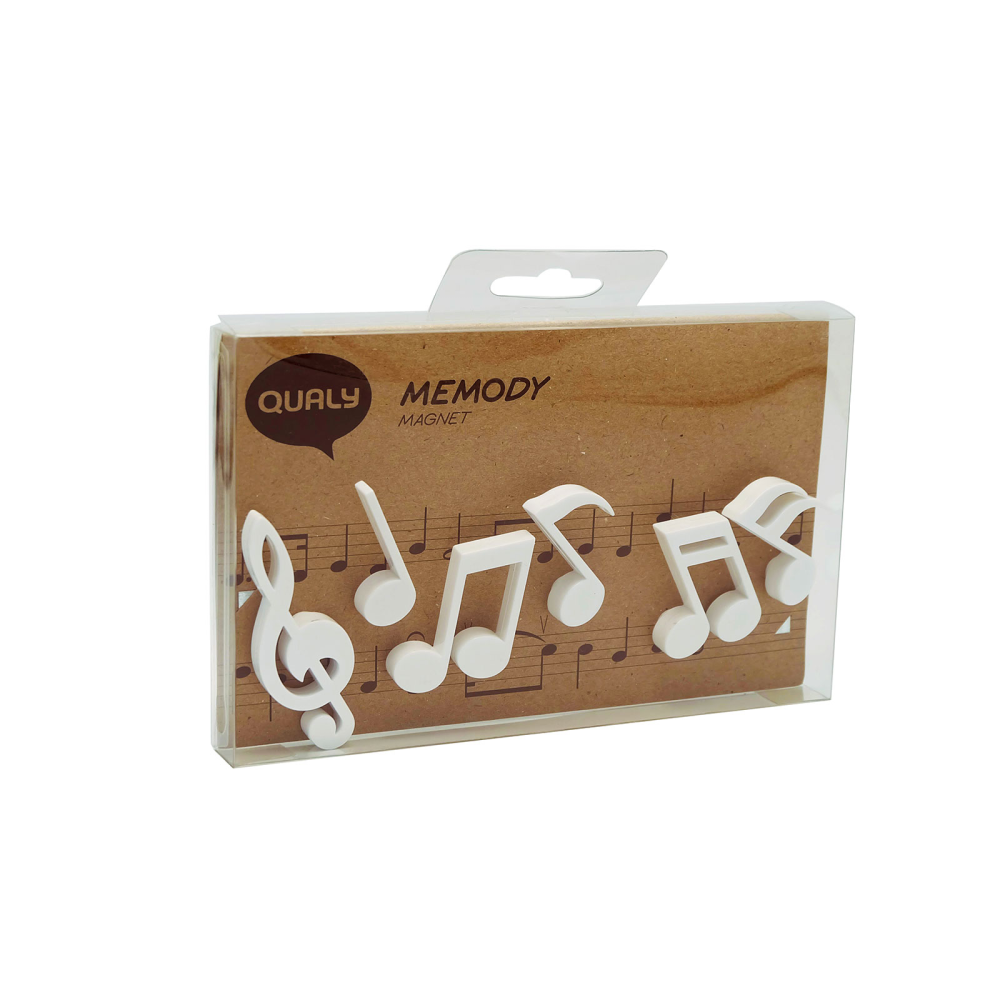 Node magneter hvide, 6-pak - køleskabsmagneter