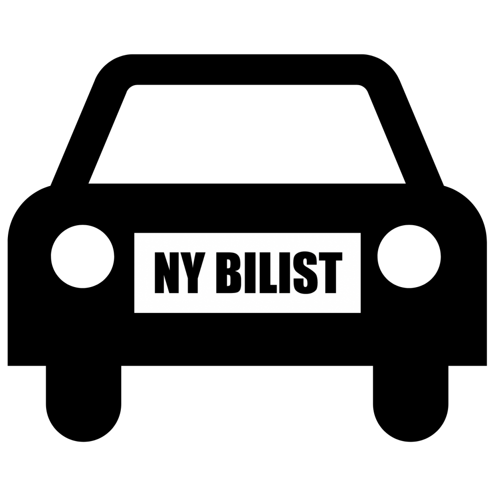 NY BILIST #2- magnetskilt til bil