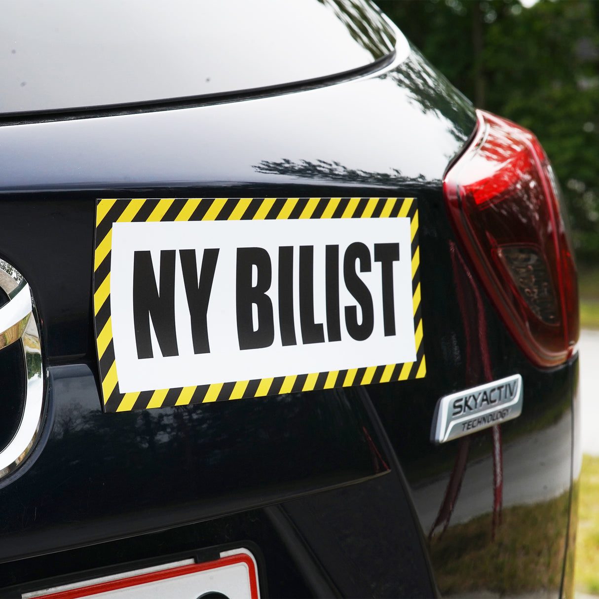 NY BILIST #1 - magnetskilt til bil