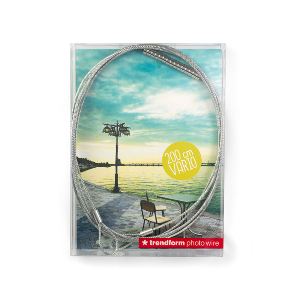 Stål snor m. 15 magneter 6x3 mm. (200 cm.)