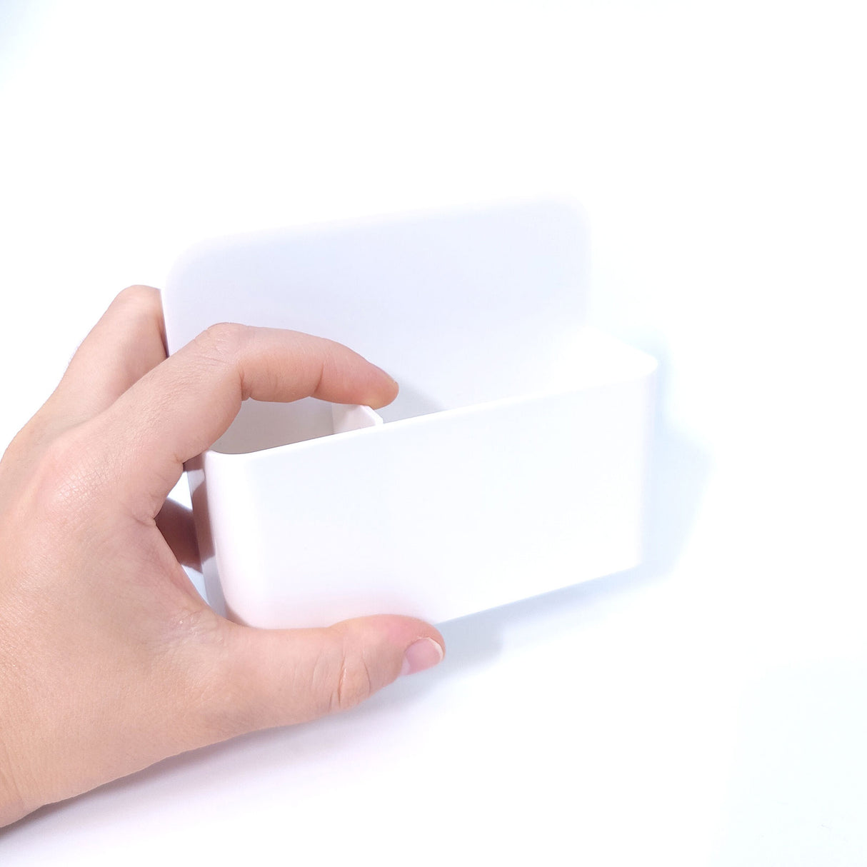 Penneholder box, Hvid - magnetisk