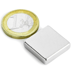 Power magnet, Blok 20x20x5 mm.