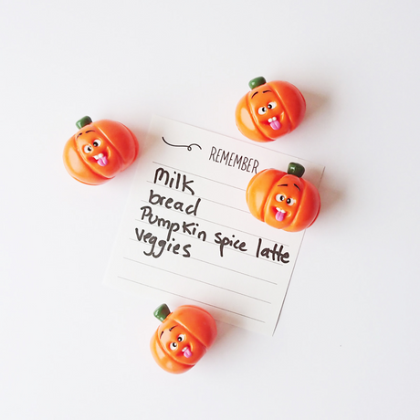 Græskar Magneter, 4-pak - køleskabsmagneter