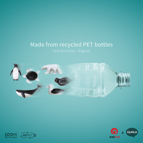 Red havet magneter - køleskabsmagneter 6-pak