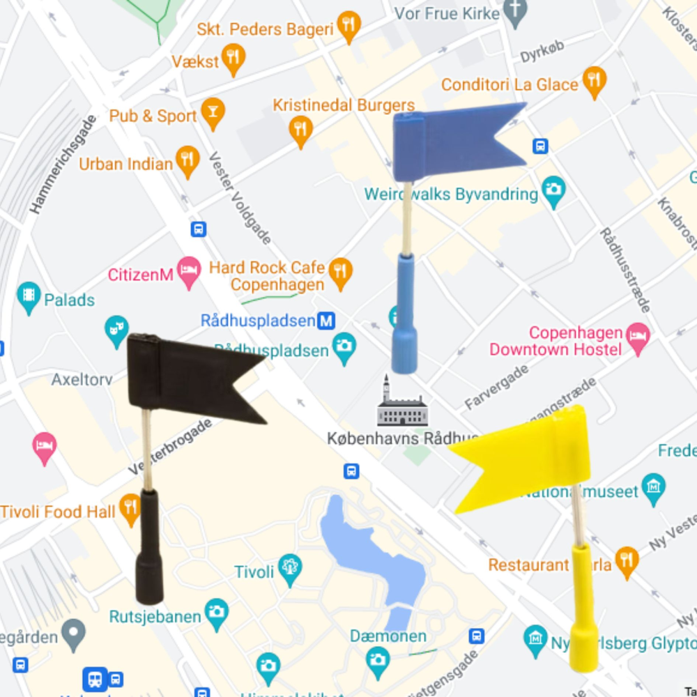 Magnetflag mix 6-pak