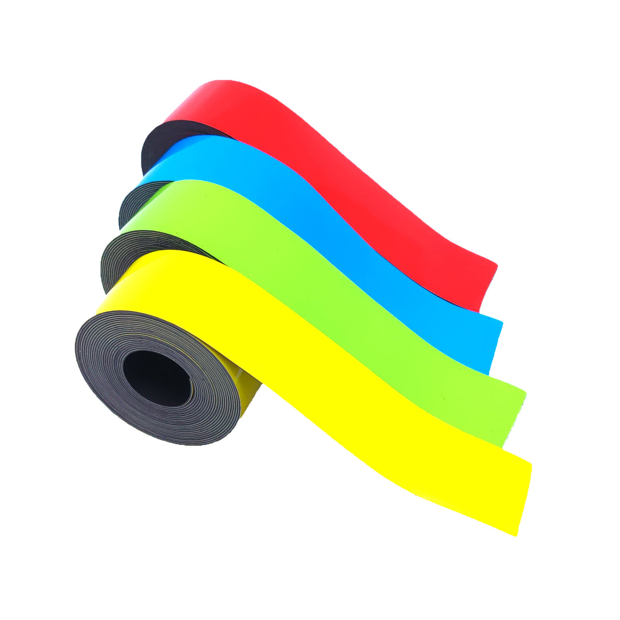 Magnetbånd m/skrivbar overflade, 30 mm. (3 meter) - Rød