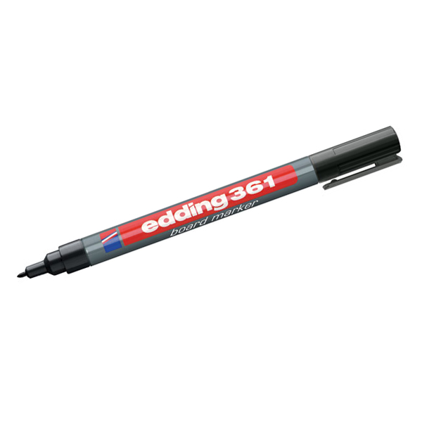Edding Board Marker 361, Sort (1 mm)