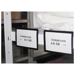 Magnetlomme 9x6 cm., Sort