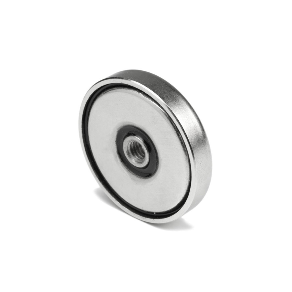Pottemagnet m. indvendigt gevind, Ø48 mm.