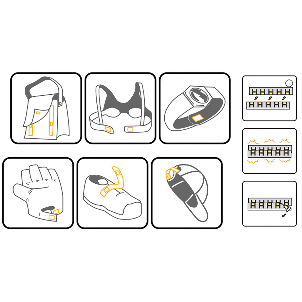 Magnetisk lynlås ZGD-02-05 (metermål)