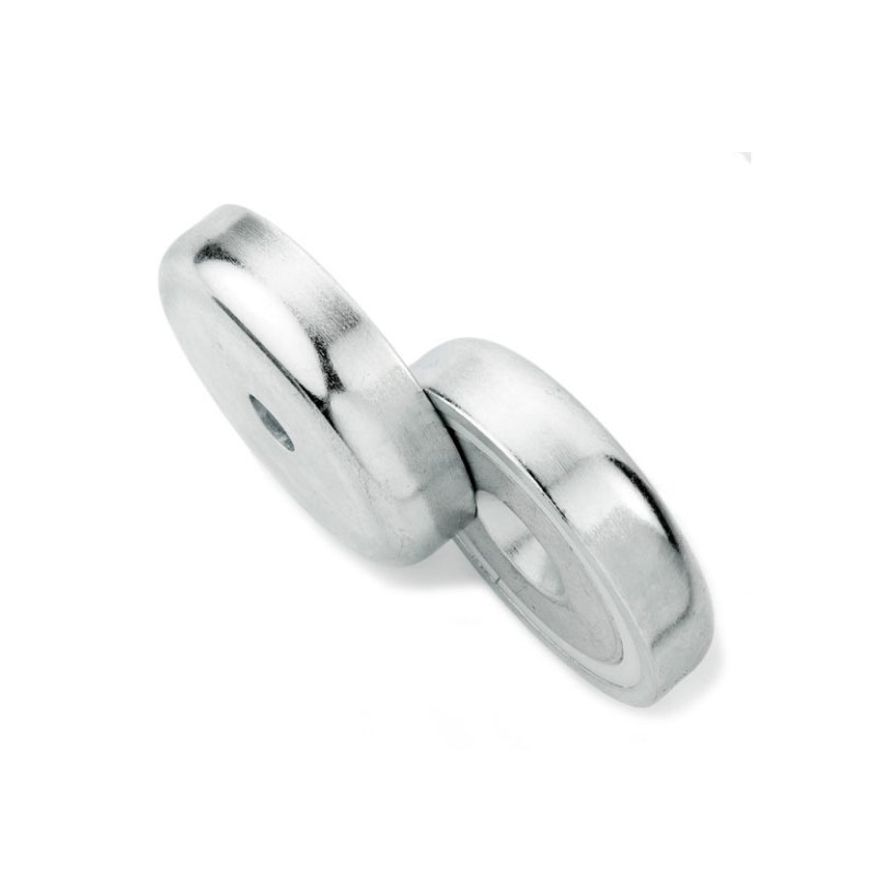 Undersænket pottemagnet, Ø48 mm. - Neodymium