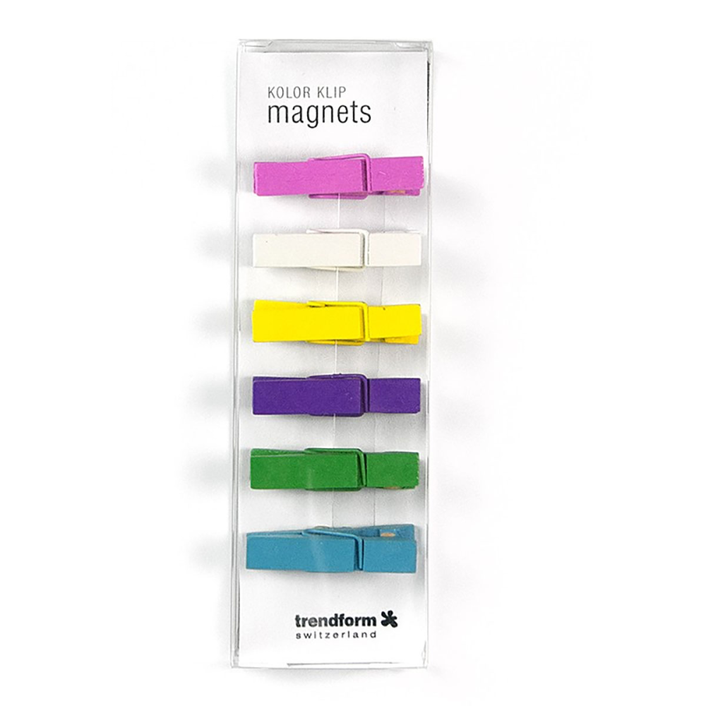 KOLOR magnetklemmer mini, 6-pak