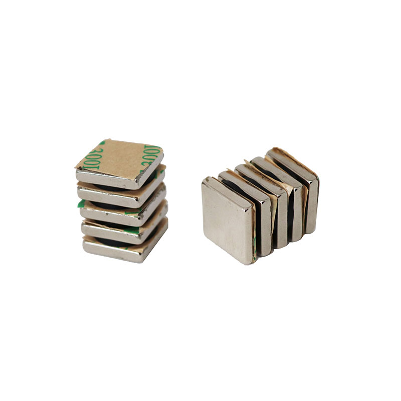 Power magneter, Blok 15x15x3 mm. m/lim, 10-pak