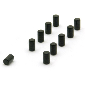 Sorte power magneter i målene 4x7 mm. Du får 10 stk. i alt.