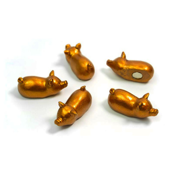 Grise magneter i kobberfarve fra Trendform - Golden Babe
