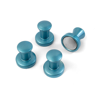 Mini-max magneter fra Trendform, 10-pak blå metallic