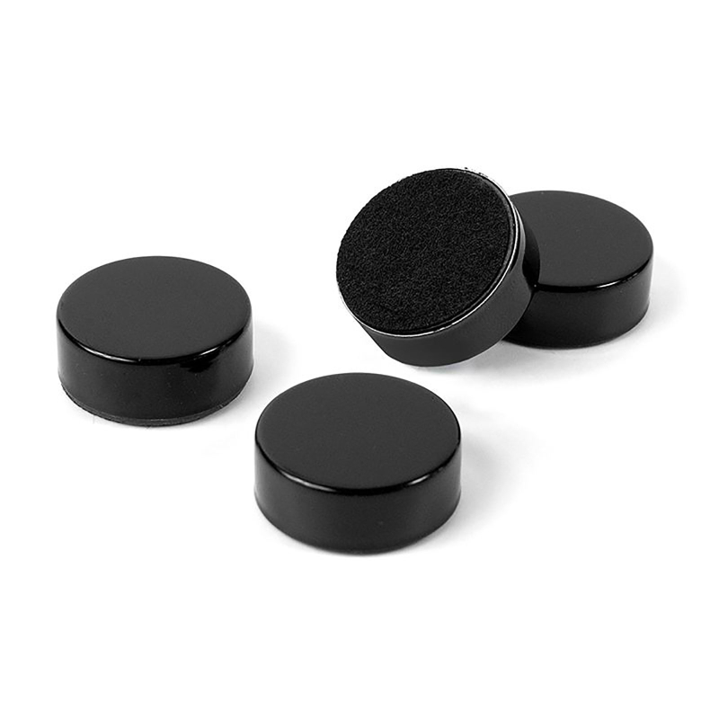 BLACK metal magneter, 4-pak