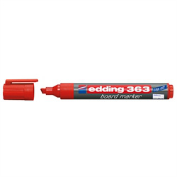 Edding board marker 363, rød (1-5 mm).