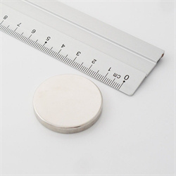 Neodymmagnet disc 35x5 mm. forniklet