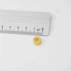 Power magnet, Ring 10x4x5 mm., Guld